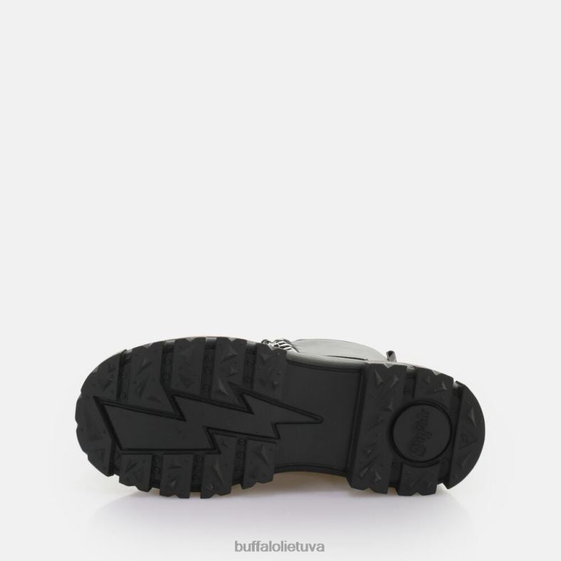Aspha grandinės suvarstymas vidurinės kulkšnies-baukšlės vegan Buffalo juodas4D4XB784 |batai