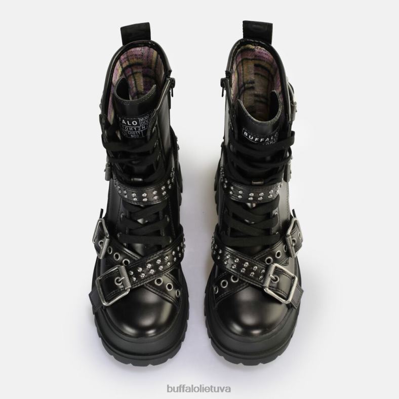 Aspha sagle mid ankle boot vegan Buffalo juodas4D4XB849 |batai