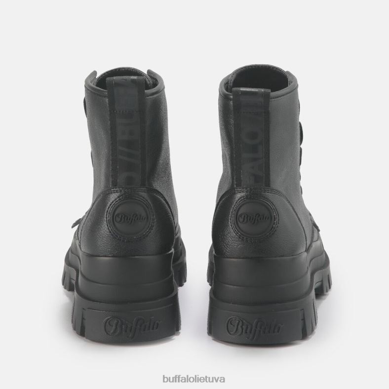 Aspha užtrauktuku kulkšnies batai vegan Buffalo juodas4D4XB688 |batai