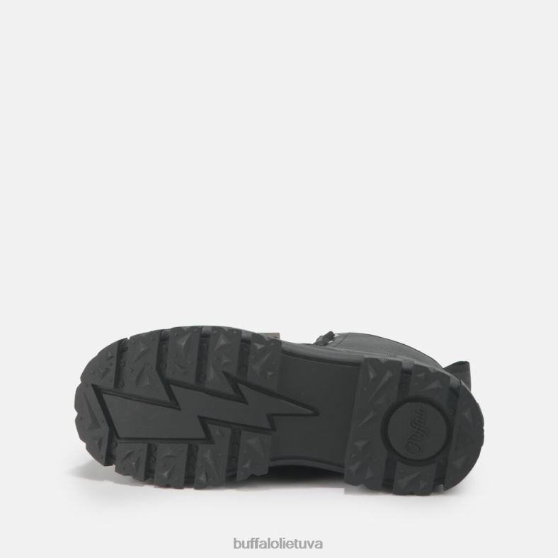 Aspha užtrauktuku kulkšnies batai vegan Buffalo juodas4D4XB688 |batai