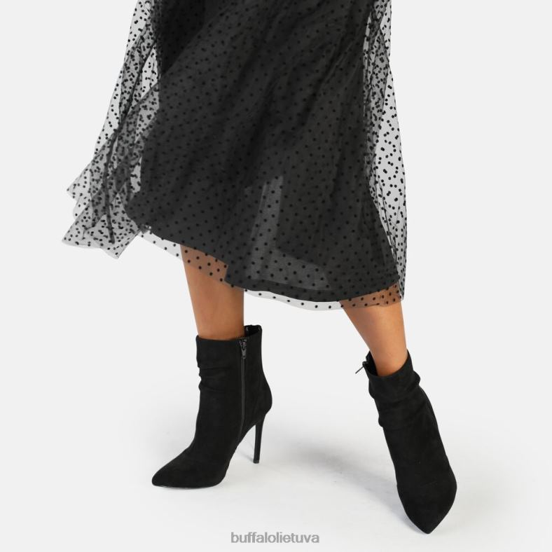 Džuljeta su užtrauktuku ankleboot ankle boot vegan Buffalo juodas4D4XB827 |batai