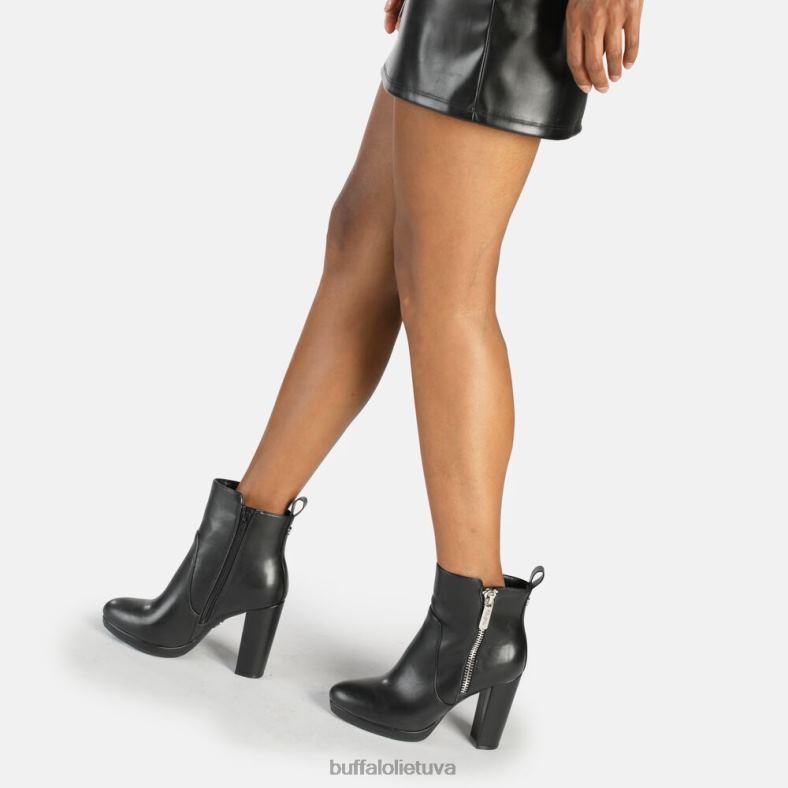 amy veganė su užtrauktuku Buffalo juodas4D4XB740 |batai