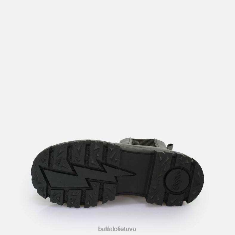 aspha chelsea mid ankle boot vegan Buffalo juodas4D4XB481 |batai