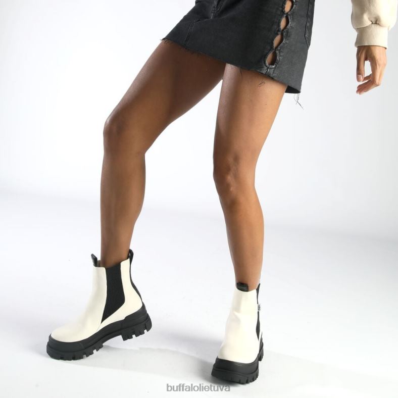 aspha chelsea mid ankle boot vegan Buffalo kiaušinio lukštas/juodas4D4XB478 |batai