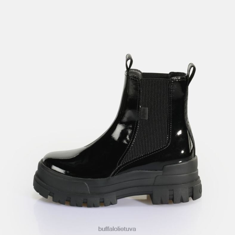 aspha chelsea, veganas Buffalo juodas4D4XB479 |batai