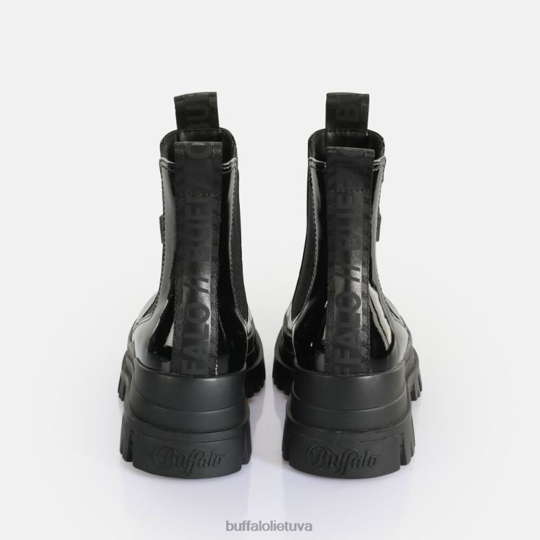 aspha chelsea, veganas Buffalo juodas4D4XB479 |batai