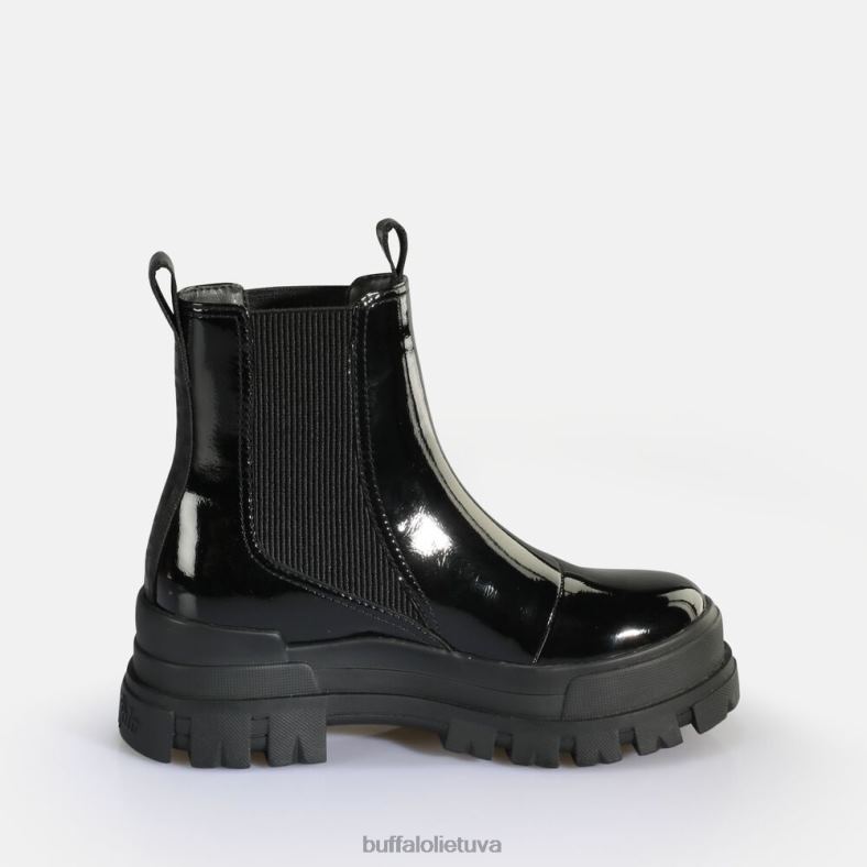 aspha chelsea, veganas Buffalo juodas4D4XB479 |batai