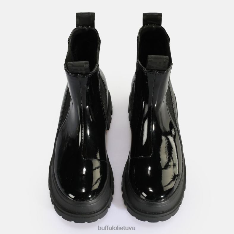 aspha chelsea, veganas Buffalo juodas4D4XB479 |batai