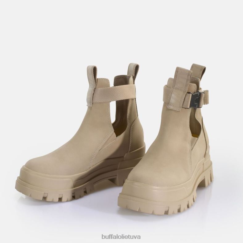 aspha coa kulkšnies batai veganai Buffalo smėlio spalvos4D4XB714 |batai