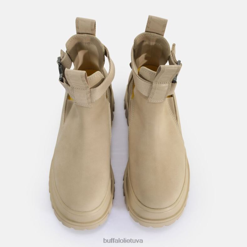aspha coa kulkšnies batai veganai Buffalo smėlio spalvos4D4XB714 |batai