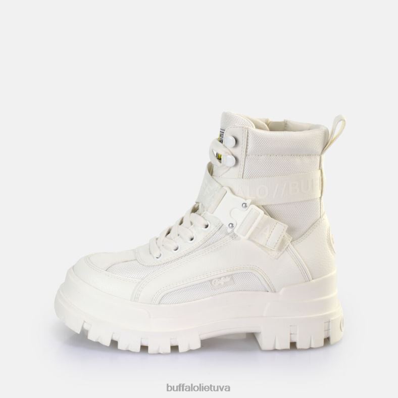 aspha com1 suvarstomas vidurinės kulkšnies batas, veganiškas Buffalo baltas4D4XB793 |batai