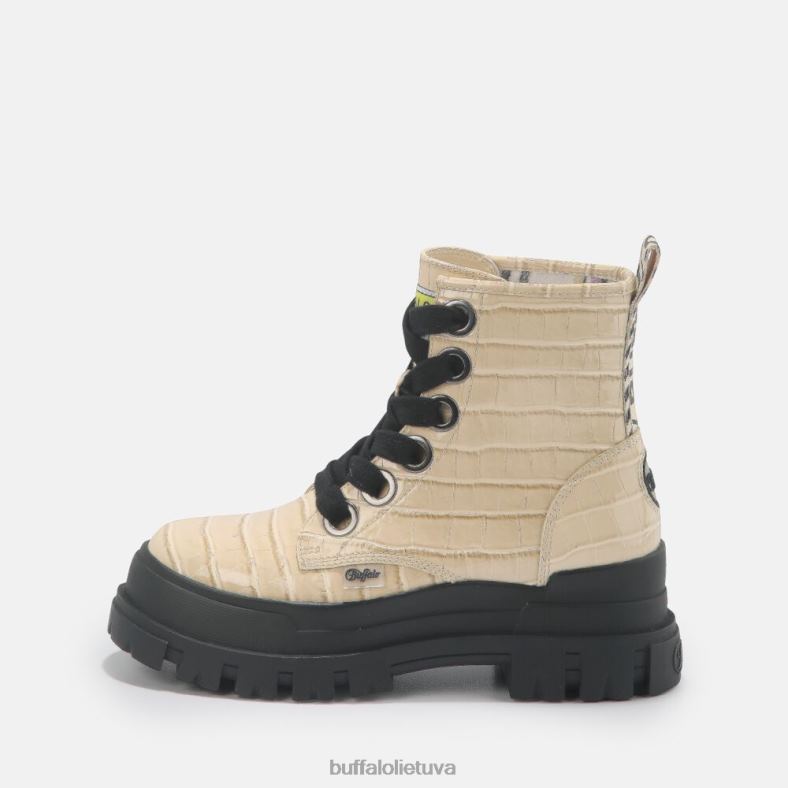 aspha lace up hi bootie butas vegan Buffalo kremas4D4XB371 |batai