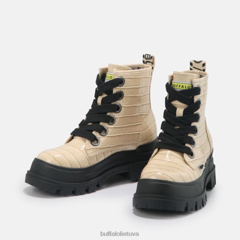 aspha lace up hi bootie butas vegan Buffalo kremas4D4XB371 |batai