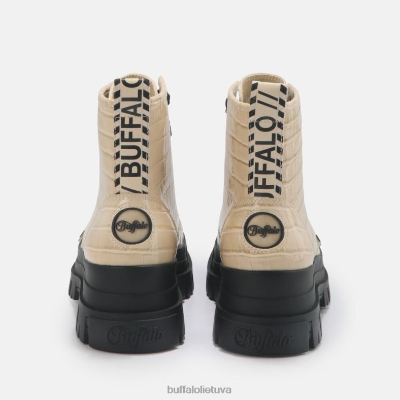 aspha lace up hi bootie butas vegan Buffalo kremas4D4XB371 |batai