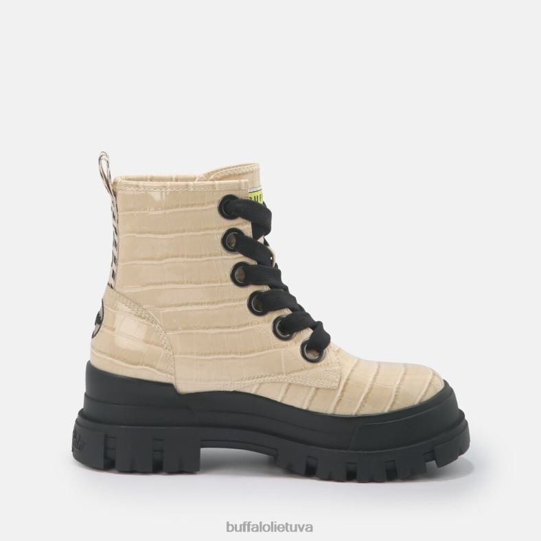 aspha lace up hi bootie butas vegan Buffalo kremas4D4XB371 |batai