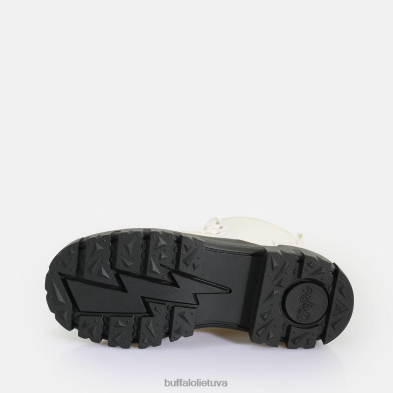 aspha laceup hi ankle boot vegan Buffalo baltas4D4XB435 |batai