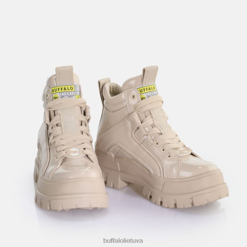 aspha nc mid laceup ankle-boot vegan Buffalo kremas4D4XB587 |batai
