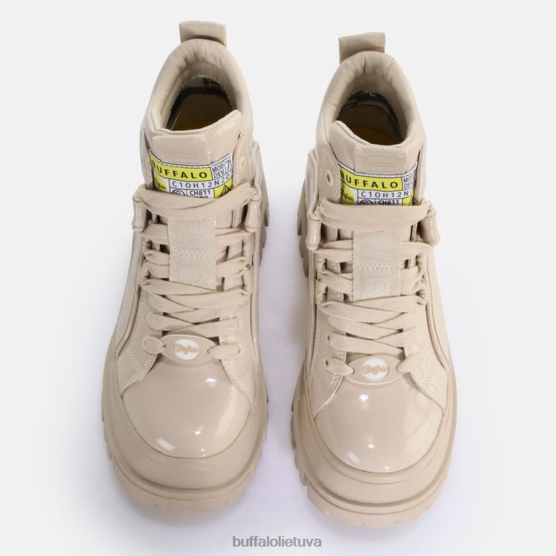 aspha nc mid laceup ankle-boot vegan Buffalo kremas4D4XB587 |batai