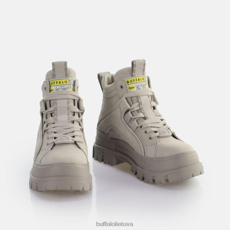 aspha nc mid laceup ankle-boot vegan Buffalo šviesiai pilka4D4XB630 |batai