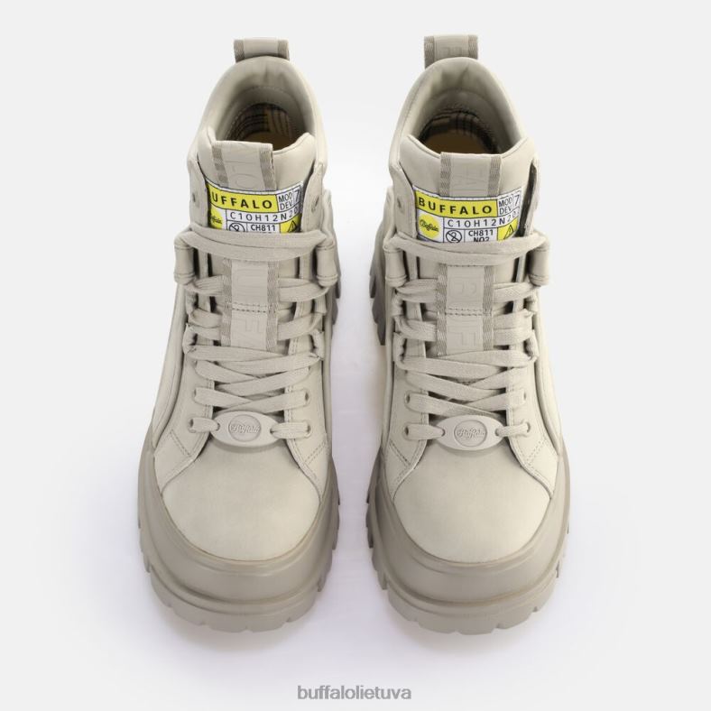 aspha nc mid laceup ankle-boot vegan Buffalo šviesiai pilka4D4XB630 |batai