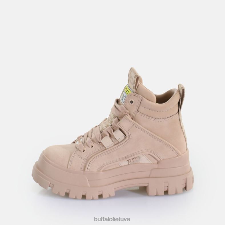 aspha nc mid laceup ankle-boot vegan Buffalo šviesiai rožinė4D4XB682 |batai