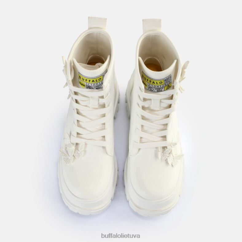 aspha rld butterflies ankle boot vegan Buffalo baltas4D4XB271 |batai