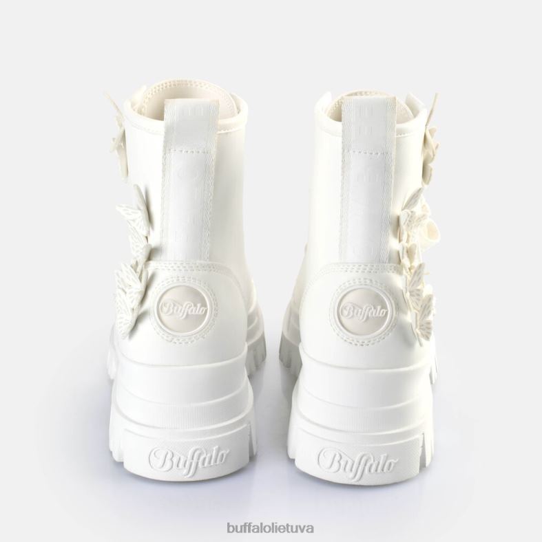 aspha rld butterflies ankle boot vegan Buffalo baltas4D4XB271 |batai