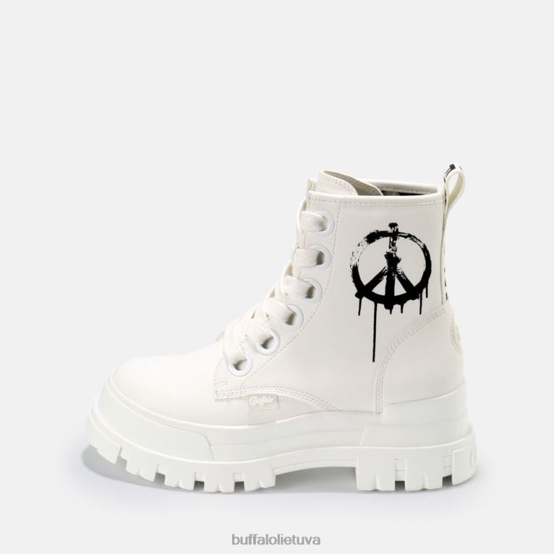 aspha rld kulkšnies batai Buffalo balta juoda4D4XB696 |batai