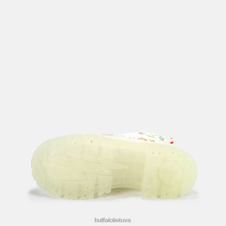 aspha rld kulkšnies batai veganai Buffalo balta/grafiti4D4XB858 |batai