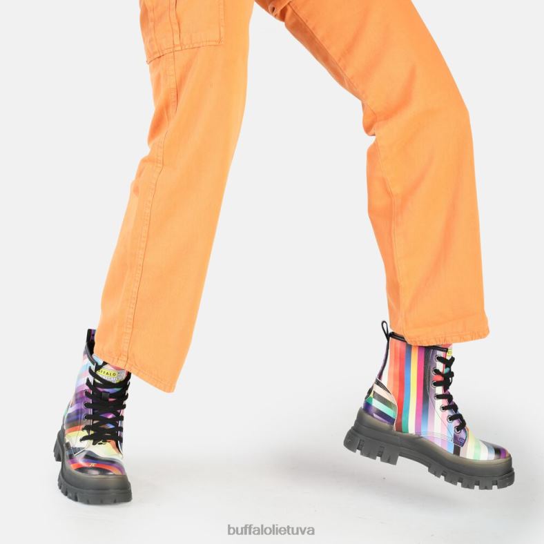 aspha rld kulkšnies batai veganai Buffalo juoda/vaivorykštė4D4XB866 |batai