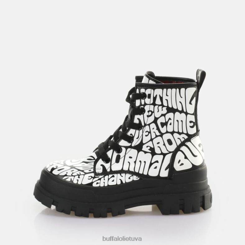 aspha rld laceup mid ankle-boot vegan Buffalo juoda aop4D4XB914 |batai