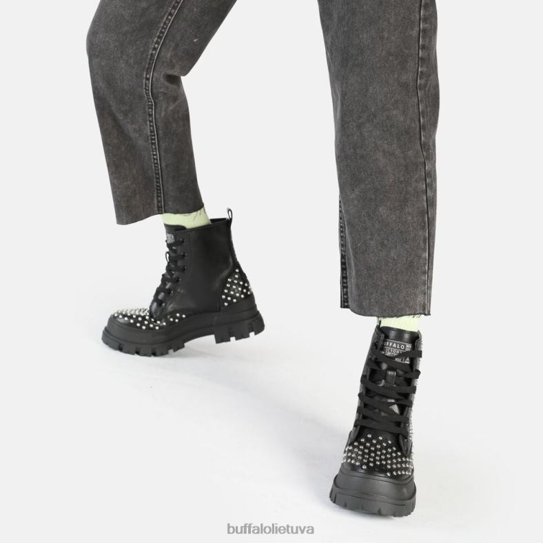 aspha rld segtukai suvarstomi vidurio kulkšnies auliniai veganiški Buffalo juodas4D4XB367 |batai