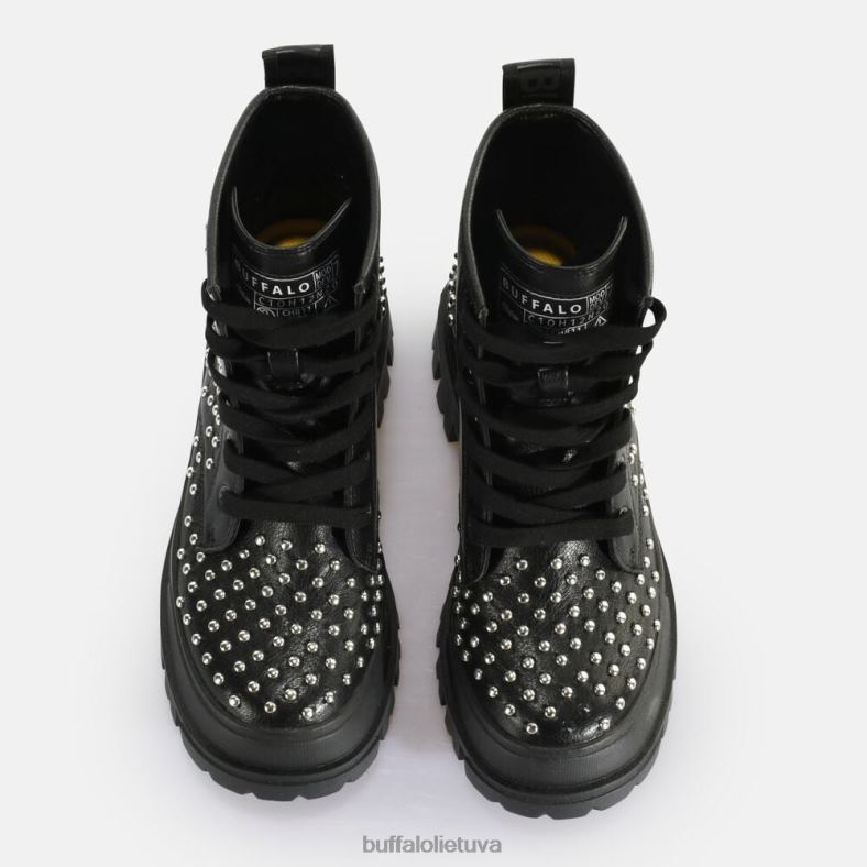 aspha rld segtukai suvarstomi vidurio kulkšnies auliniai veganiški Buffalo juodas4D4XB367 |batai