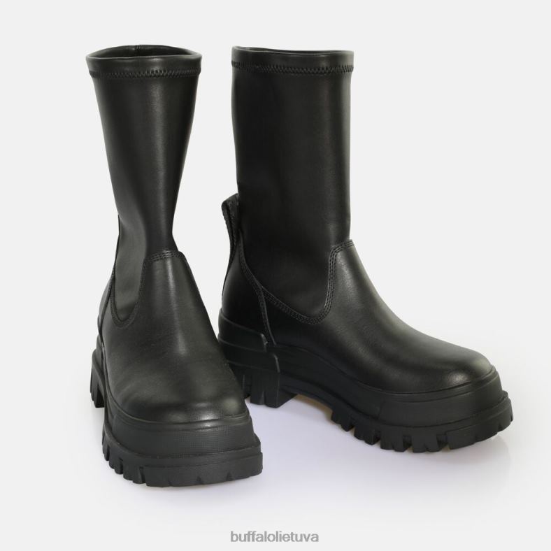 aspha sockboot mid ankle-boot vegan Buffalo juodas4D4XB808 |batai