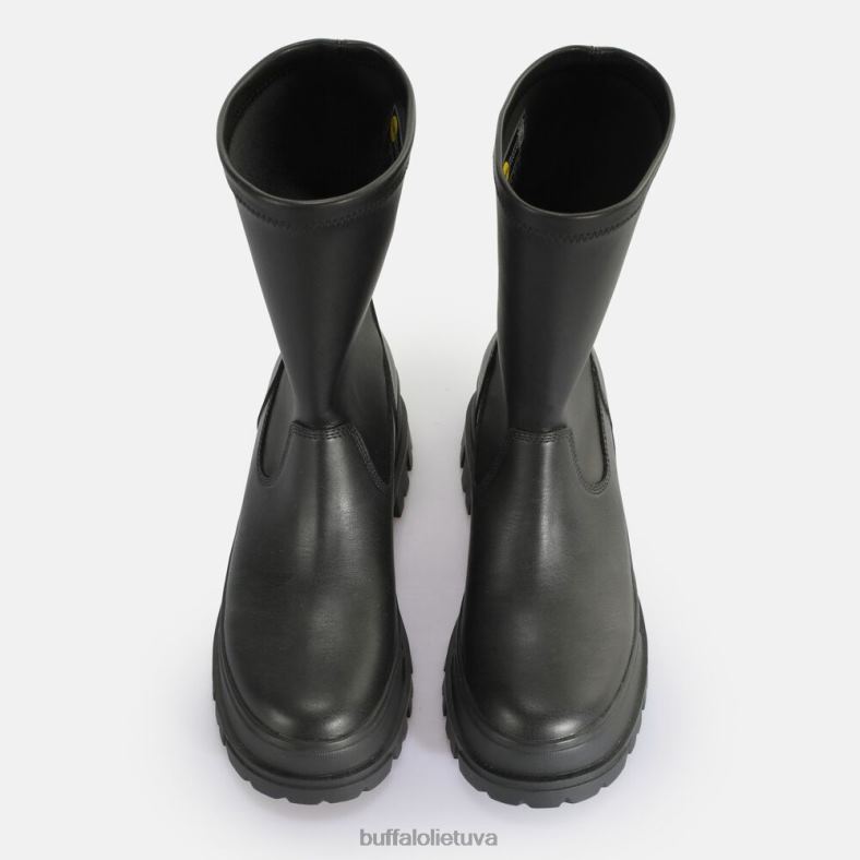 aspha sockboot mid ankle-boot vegan Buffalo juodas4D4XB808 |batai