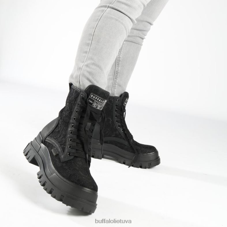 aspha suvarstyti hi ankle-boot vegan Buffalo juodas4D4XB431 |batai