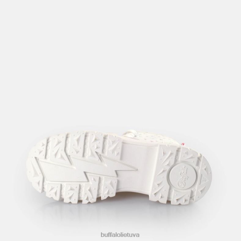 aspha suvarstyti hi ankle-boots vegan Buffalo balta/gėlės4D4XB412 |batai