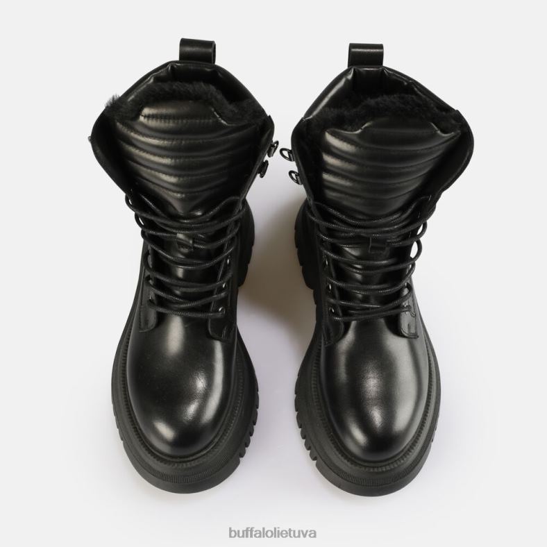 atspalvis laceup hi šiltas kulkšnies batas Buffalo juodas4D4XB508 |batai