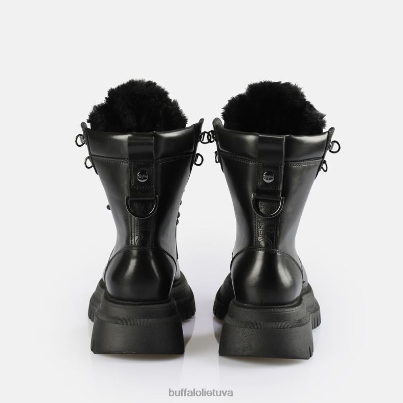 atspalvis laceup hi šiltas kulkšnies batas Buffalo juodas4D4XB508 |batai