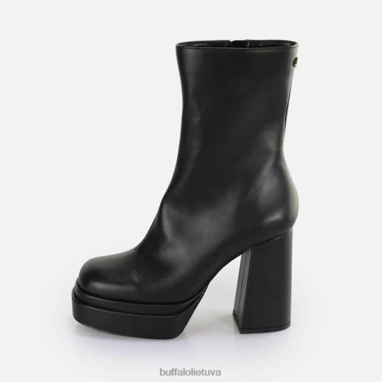 gali užsegamas užtrauktuku vidurinis batas veganiškas Buffalo juodas4D4XB533 |batai