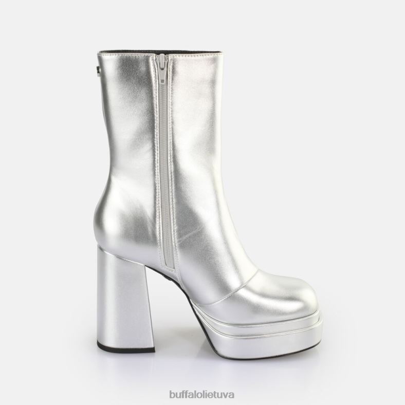 gali užsegamas užtrauktuku vidurinis batas veganiškas Buffalo sidabras4D4XB532 |batai
