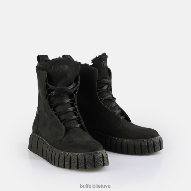 rampa suvarstyti sveiki šilti kulkšnies batai Buffalo juodas4D4XB464 |batai