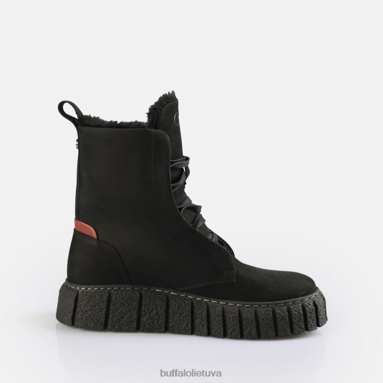 rampa suvarstyti sveiki šilti kulkšnies batai Buffalo juodas4D4XB464 |batai