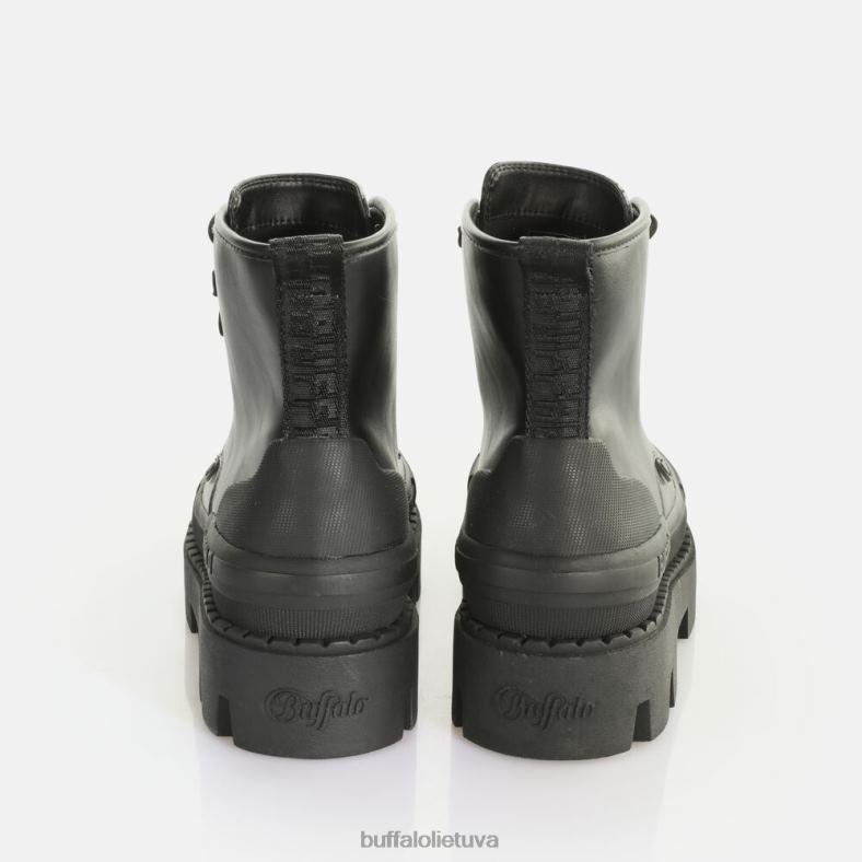 raven laceup sveiki, kulkšnies batai veganai Buffalo juodas4D4XB898 |batai