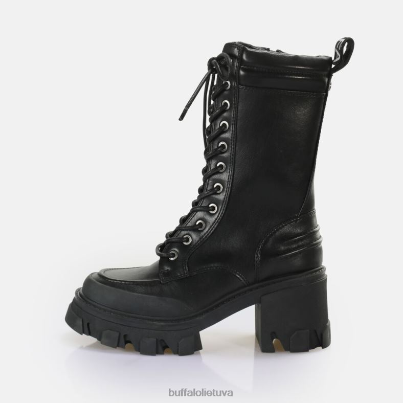 riot lace hi ankle-boot vegan Buffalo juodas4D4XB821 |batai