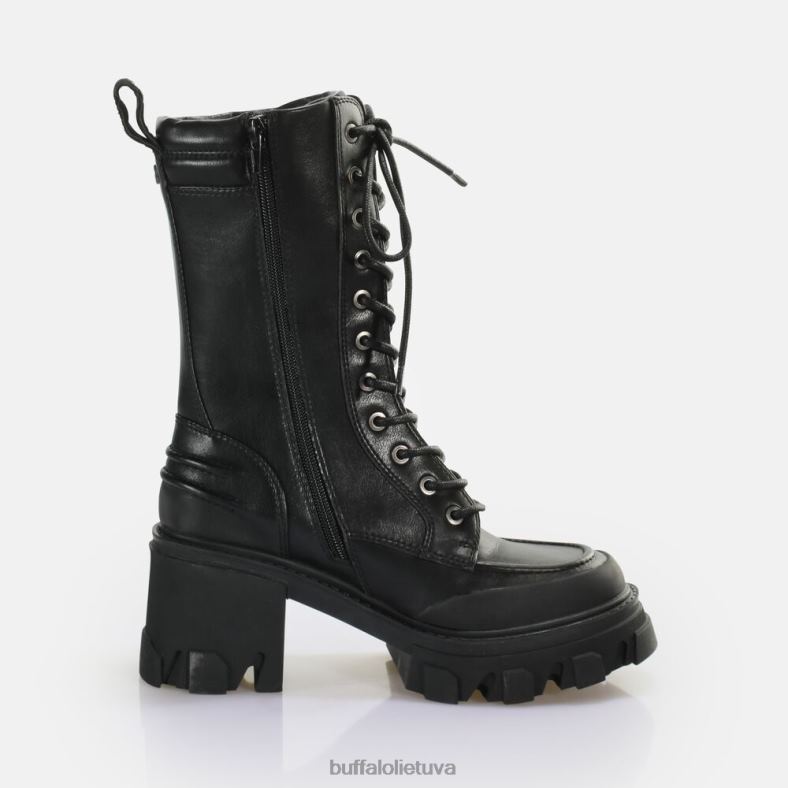 riot lace hi ankle-boot vegan Buffalo juodas4D4XB821 |batai
