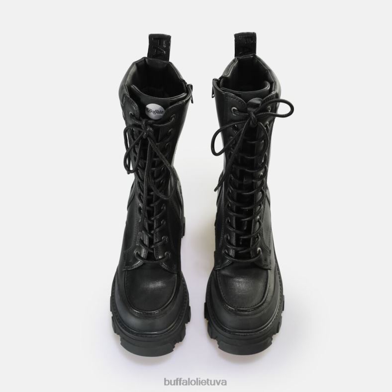riot lace hi ankle-boot vegan Buffalo juodas4D4XB821 |batai