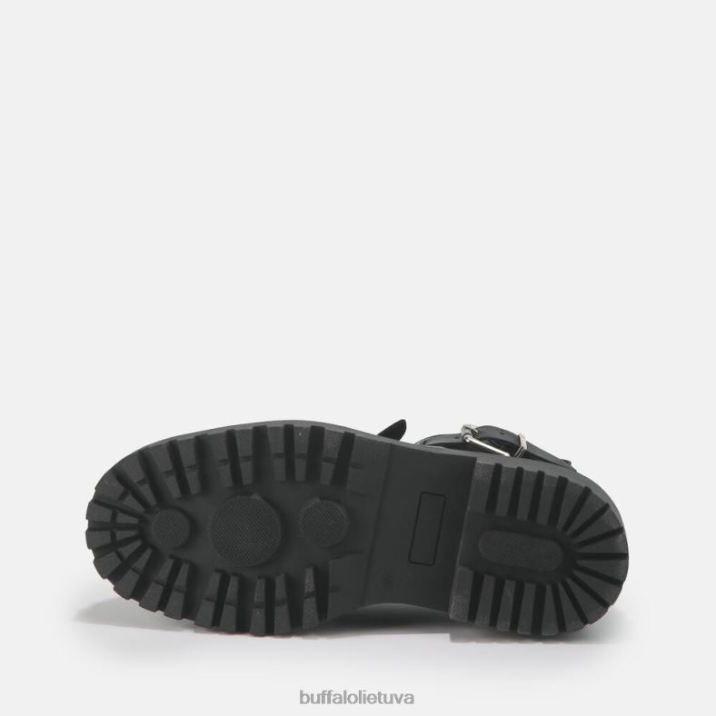 sari kulkšnies batai blauzdos odos Buffalo juodas4D4XB706 |batai