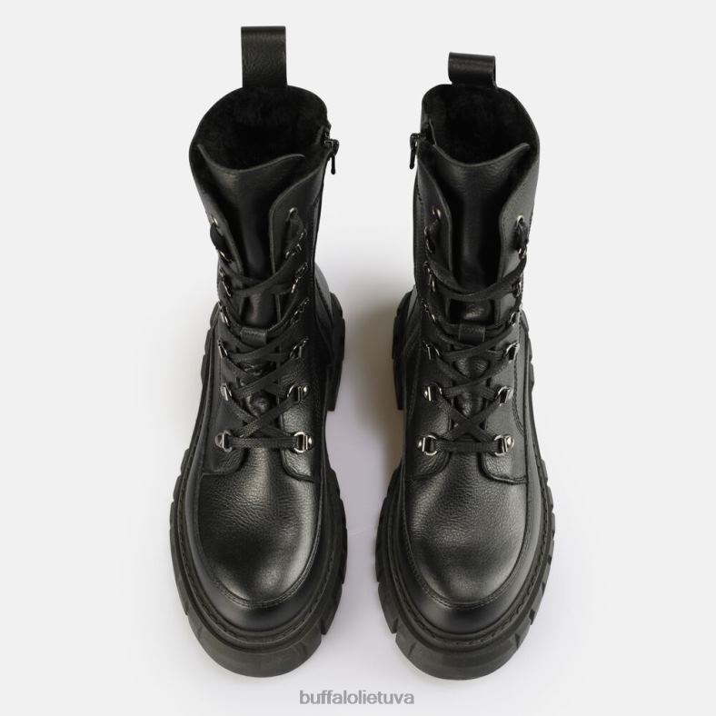 scape laceup labas šiltas kulkšnies batas Buffalo juodas4D4XB505 |batai