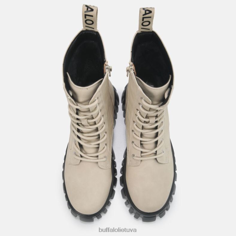 selen ankle boot flat vegan Buffalo kremas4D4XB521 |batai